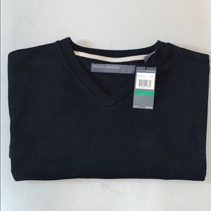 Short-sleeve V-neck Sweater